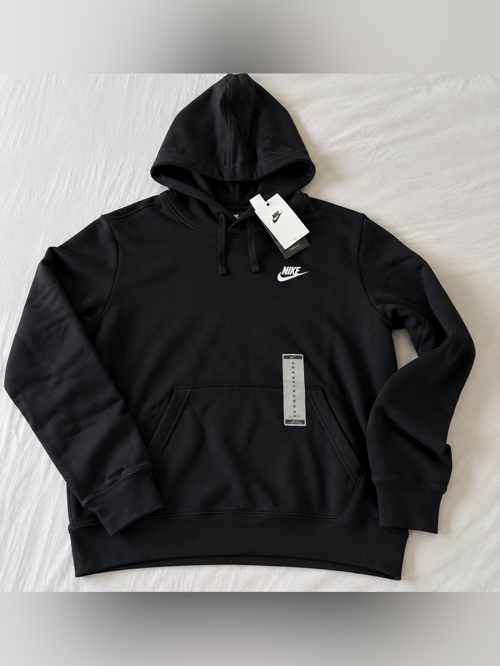 Nike Women’s Black Pullover Hoodie with Swoosh Logo